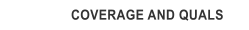 COVERAGE AND QUALS